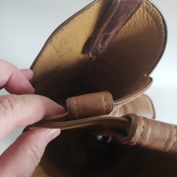 Justin Mens Hand Crafted in USA Western Boots Square size 7.5. In great preowned - Picture 6 of 8